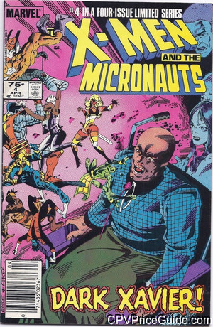 x men and the micronauts 4 cpv canadian price variant image